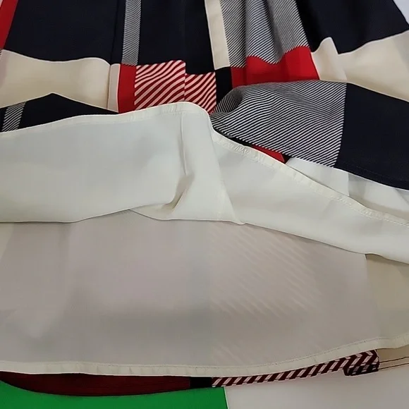 Jaeger Color Block Wool Skirts/ Size 6. - Picture 8 of 10